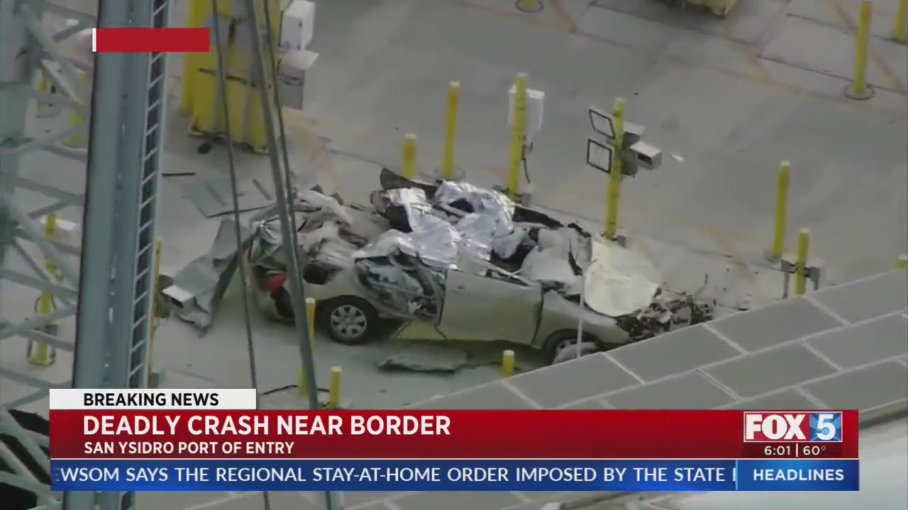 Driver Killed, 2 Injured In Crash At San Ysidro Port of Entry