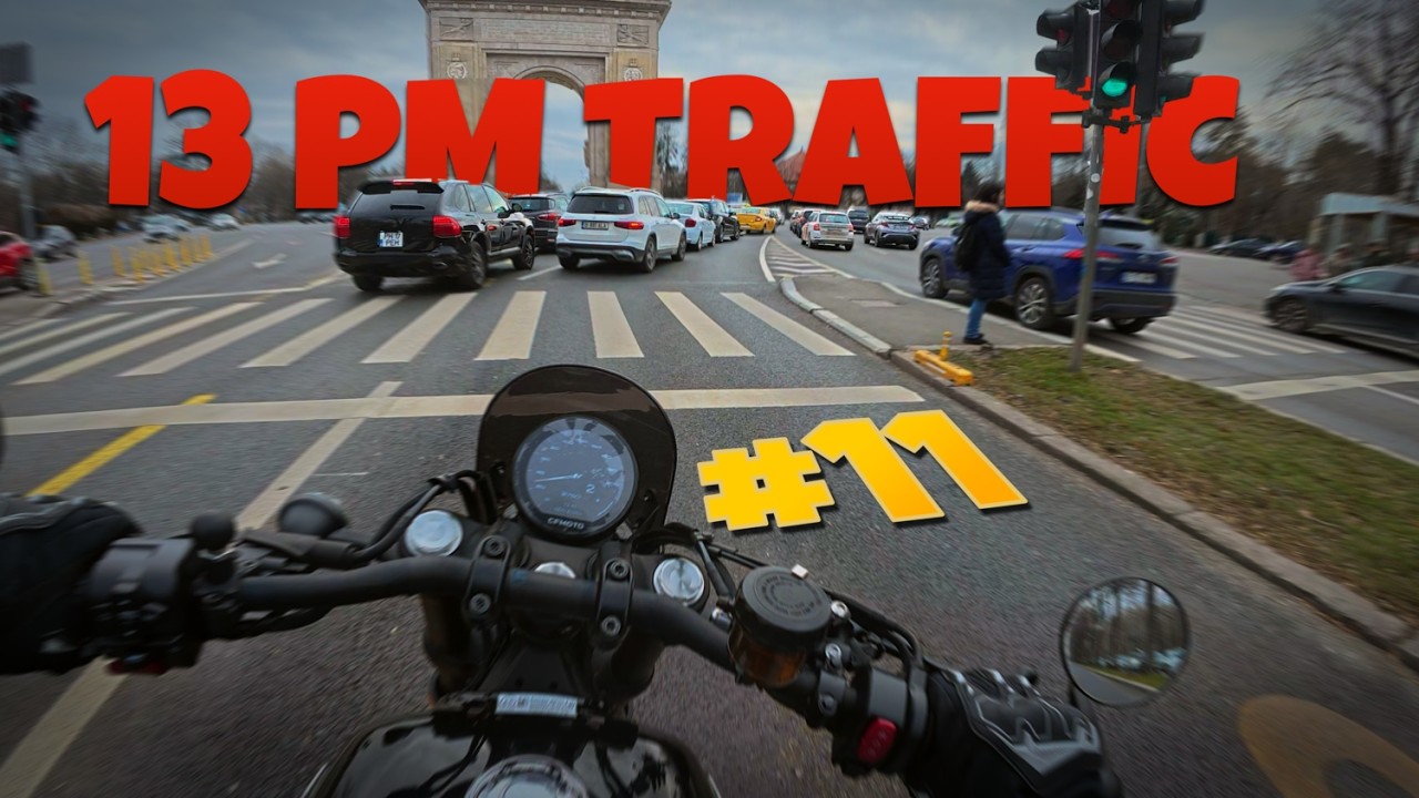 CFMoto 450 CL-C Bucharest POV | Wednesday Ride | Tură De Miercuri | #11