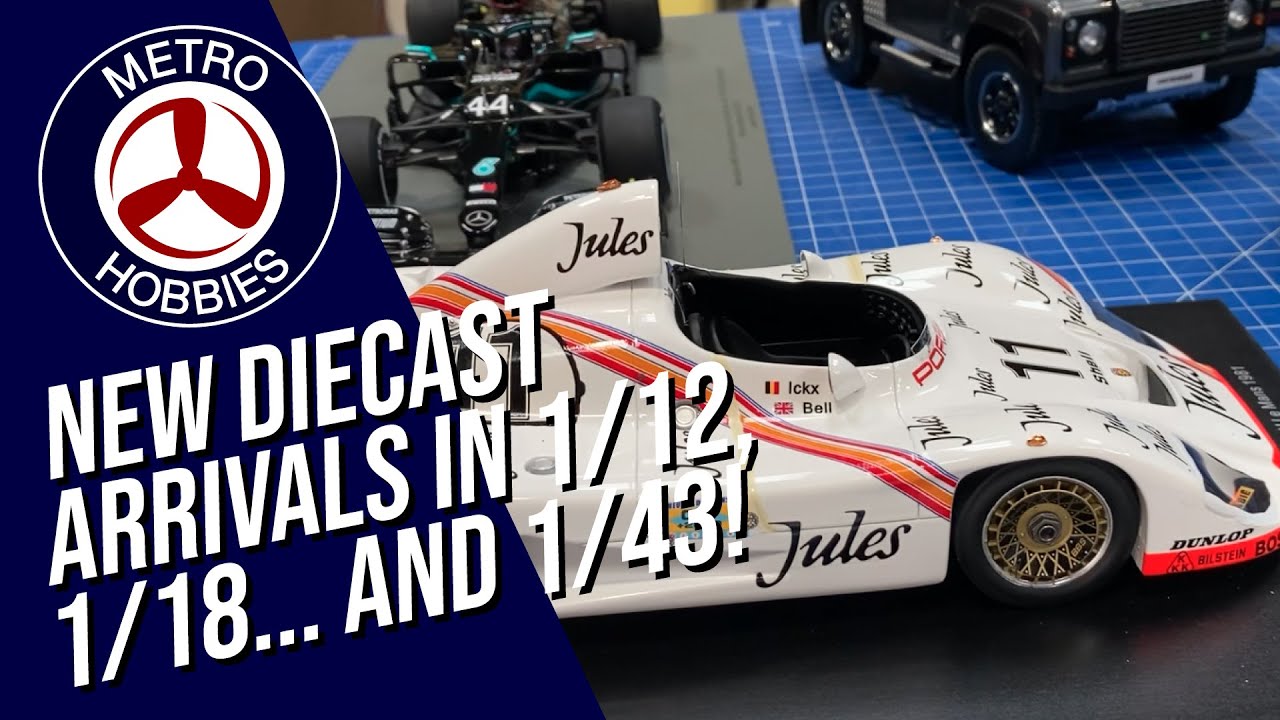 Awesome NEW Diecast car arrivals from Spark and Kyosho in 1/18, 1/12 and 1/43 scale!