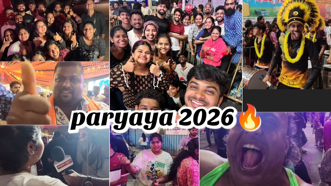 Udupi Paryaya 2026❤️ #shivanipoojaryvlogs #tuluvlogs #paryaya2026 #makeitviral 