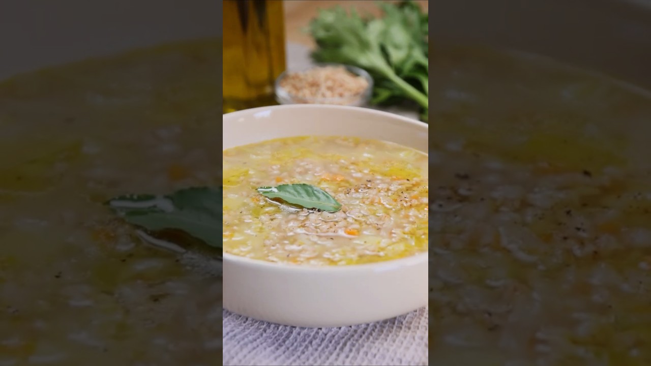 ZUPPA DI FARRO la Ricetta Facile di Buon'Idea
