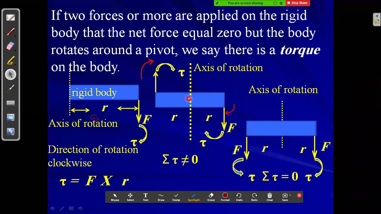 TORQUES AND ROTATIONAL EQUILIBRIUM part1