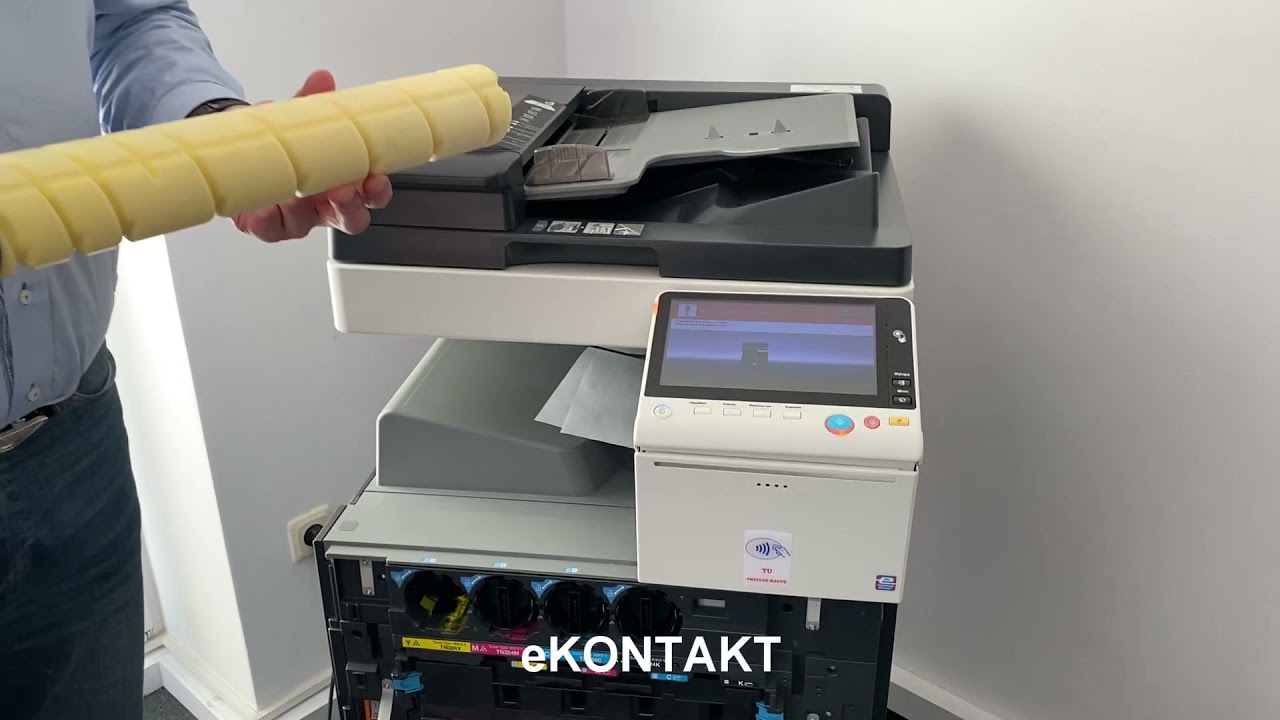 KONICA MINOLTA C258 (oraz C224e) jak WYMIENIĆ TONER w urządzeniu, instrukcja krok po kroku. eKONTAKT
