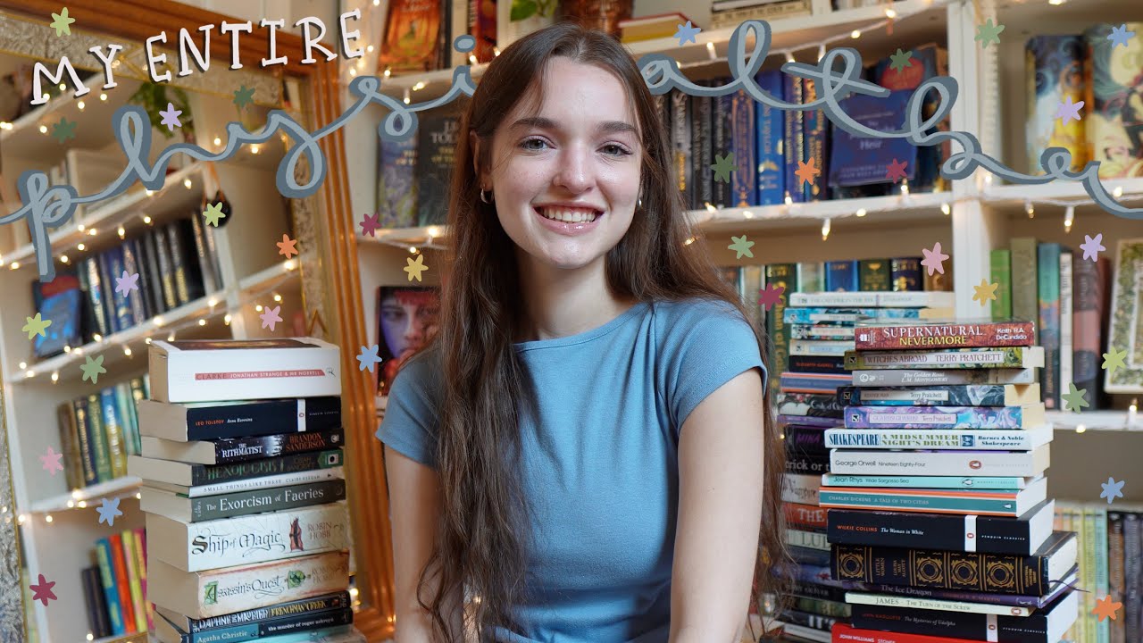 my entire physical tbr | immediate reading plans + check-in!