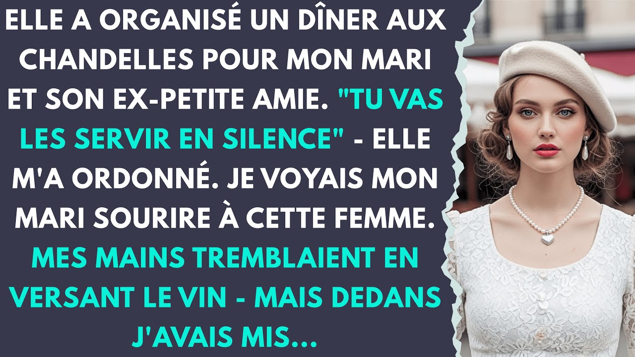 Ma belle-mère invite mon mari à dîner romantique avec son ex - elle me force à servir le vin - al...