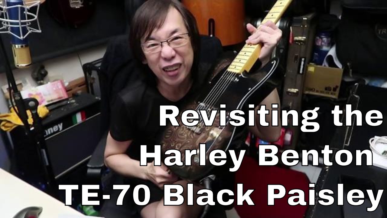 Harley Benton TE-70 Black Paisley. A revisit.