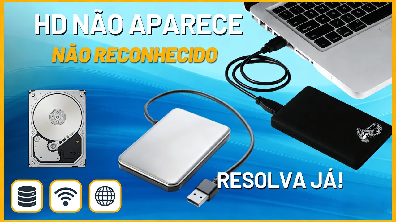 HD externo não reconhecido? Descubra o que fazer!