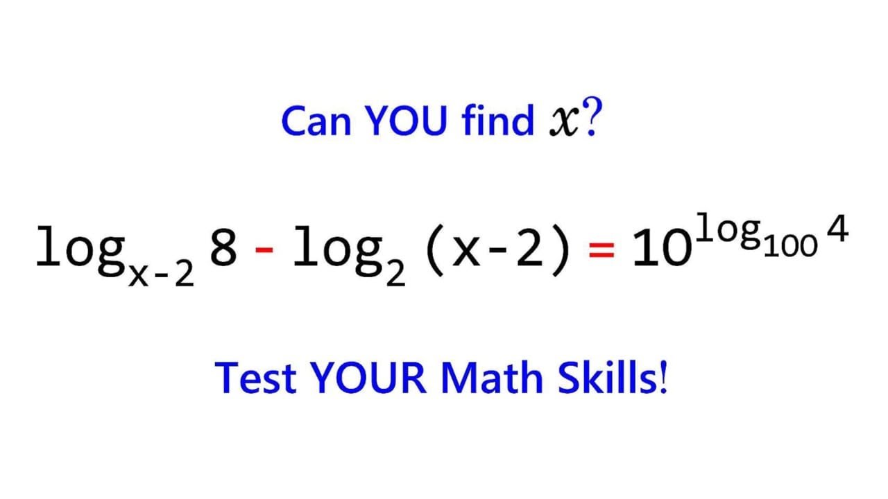 Can You Solve This Log Equation With Variable Bases? Most Students Fail.