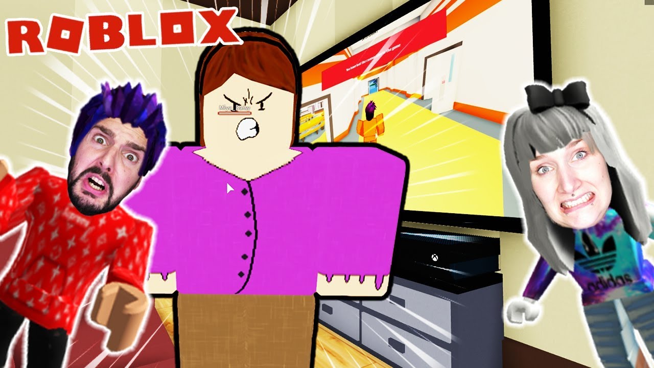 Roblox: FIESER MUTTER ENTKOMMEN - Nina & Kaan haben Gaming Verbot von Mama - ESCAPE EVIL MOM OBBY