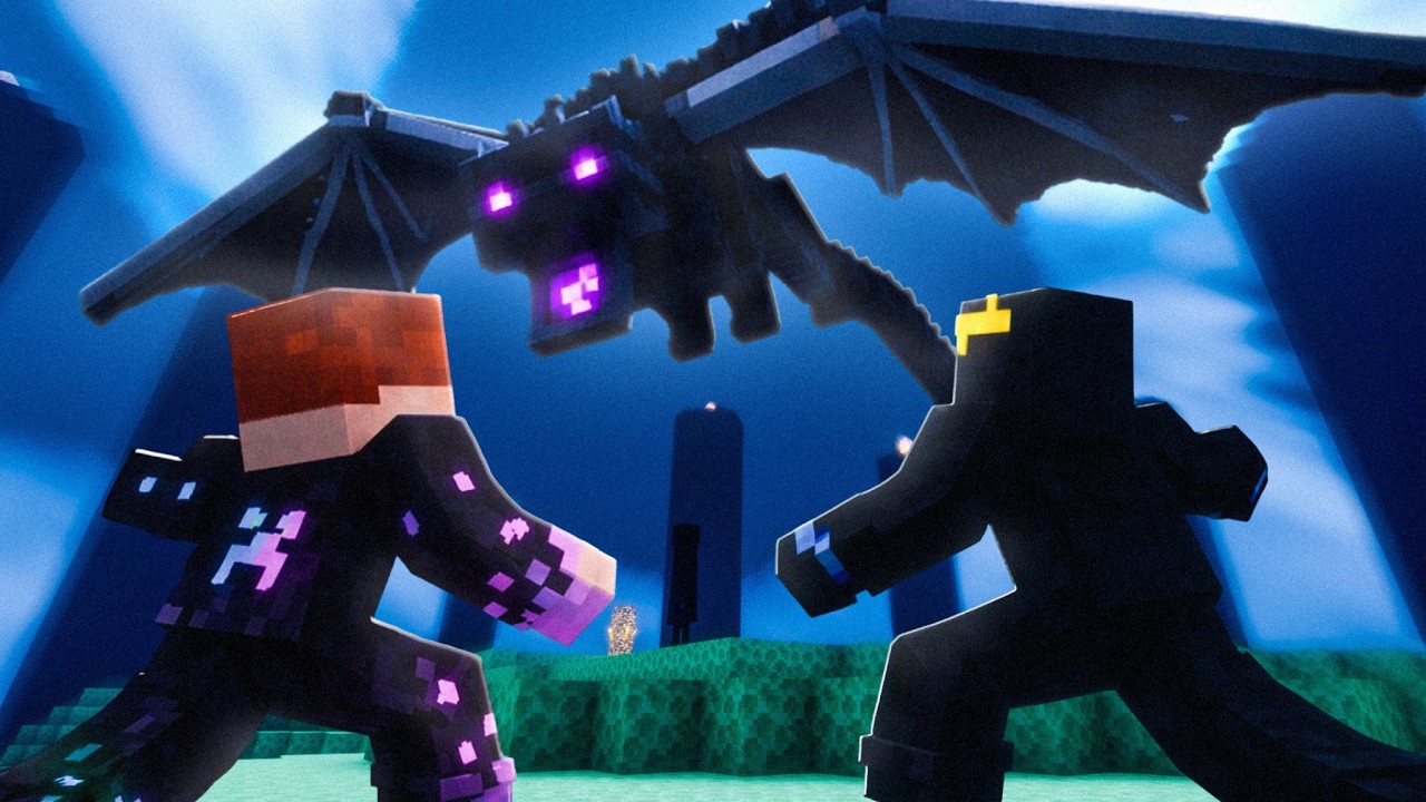 Diese Challenge hat uns gebrochen-Minecraft ohne Tools bis zum Enderdrache...
