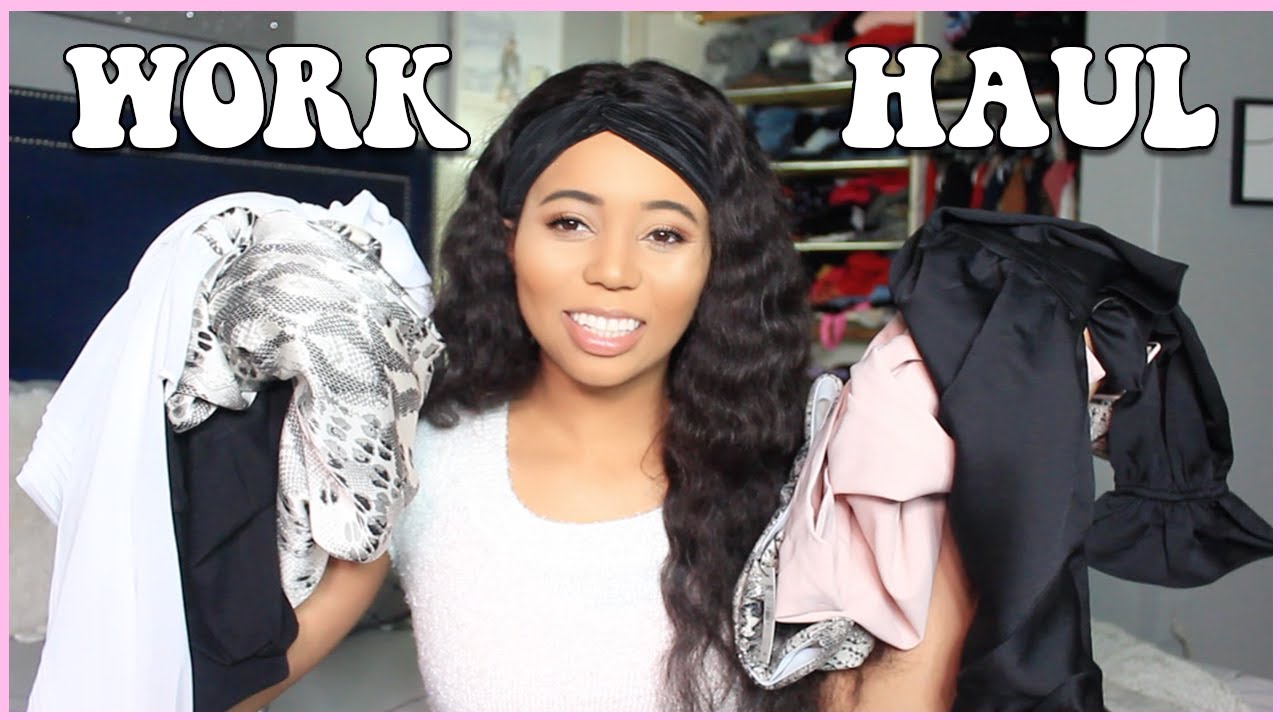 Spring Work Outfits Try On Haul 2020 ft. Express