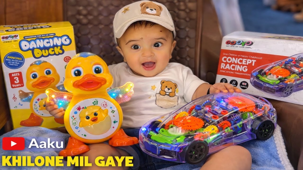 Aaku Ka Cute Reaction Naye Khilone Dekhkar 😲🧸