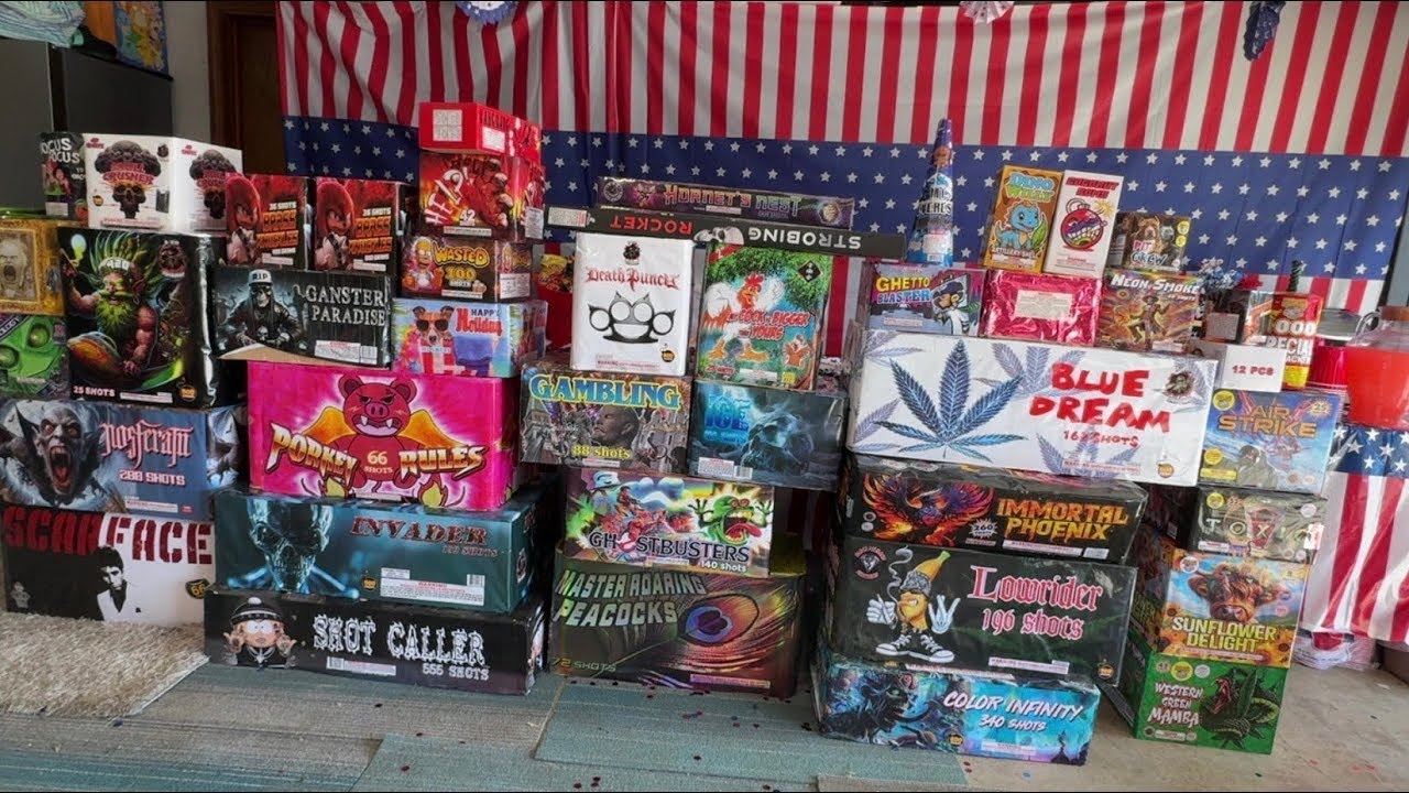 BEST BIGGEST FIREWORKS 2025 ( my top 5 favorites ) 🔥🔥💥 @Islandpyro @PartyPyroNyC @NebraskalandPyro 