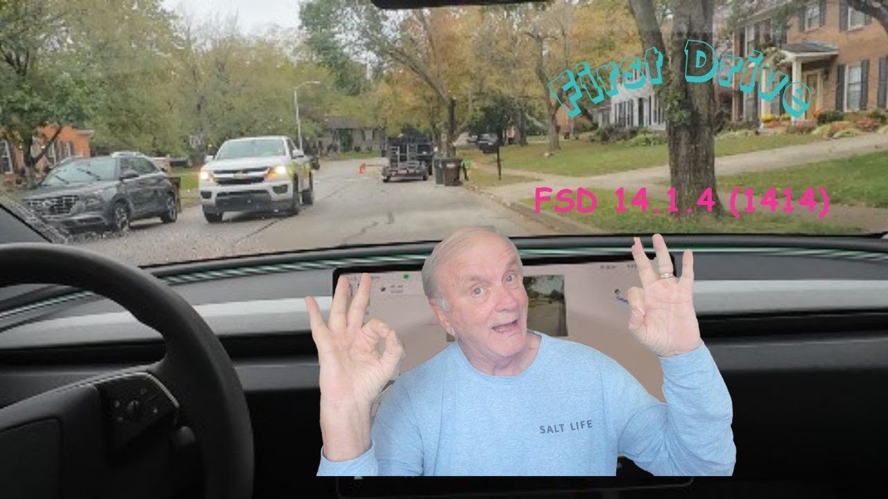 FSD 14 1 4 My Tesla Drove Me to the Store and Parked Itself!