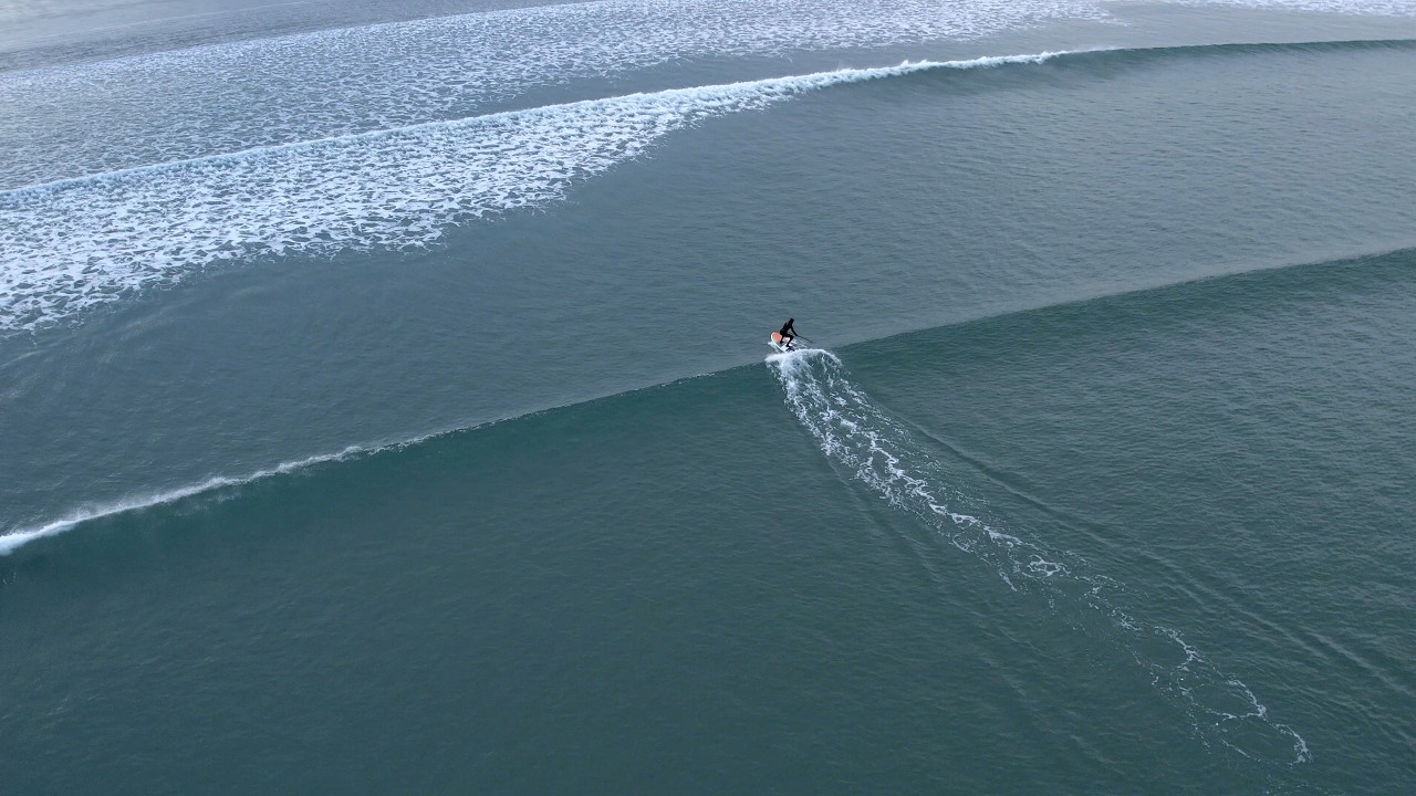 December Surfing New England - Drone View