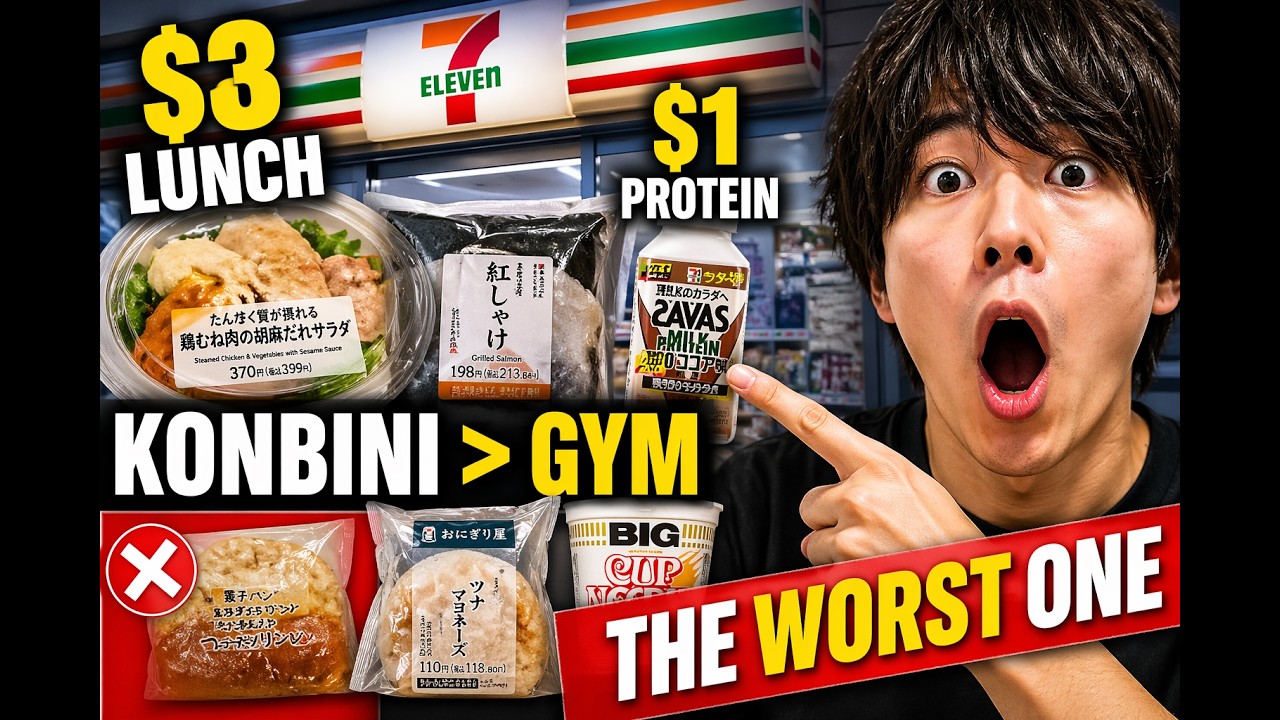 I Spent $5 at Japanese 7-Eleven Every Day.Japan's Obesity Rate is 4%. Here's Why.