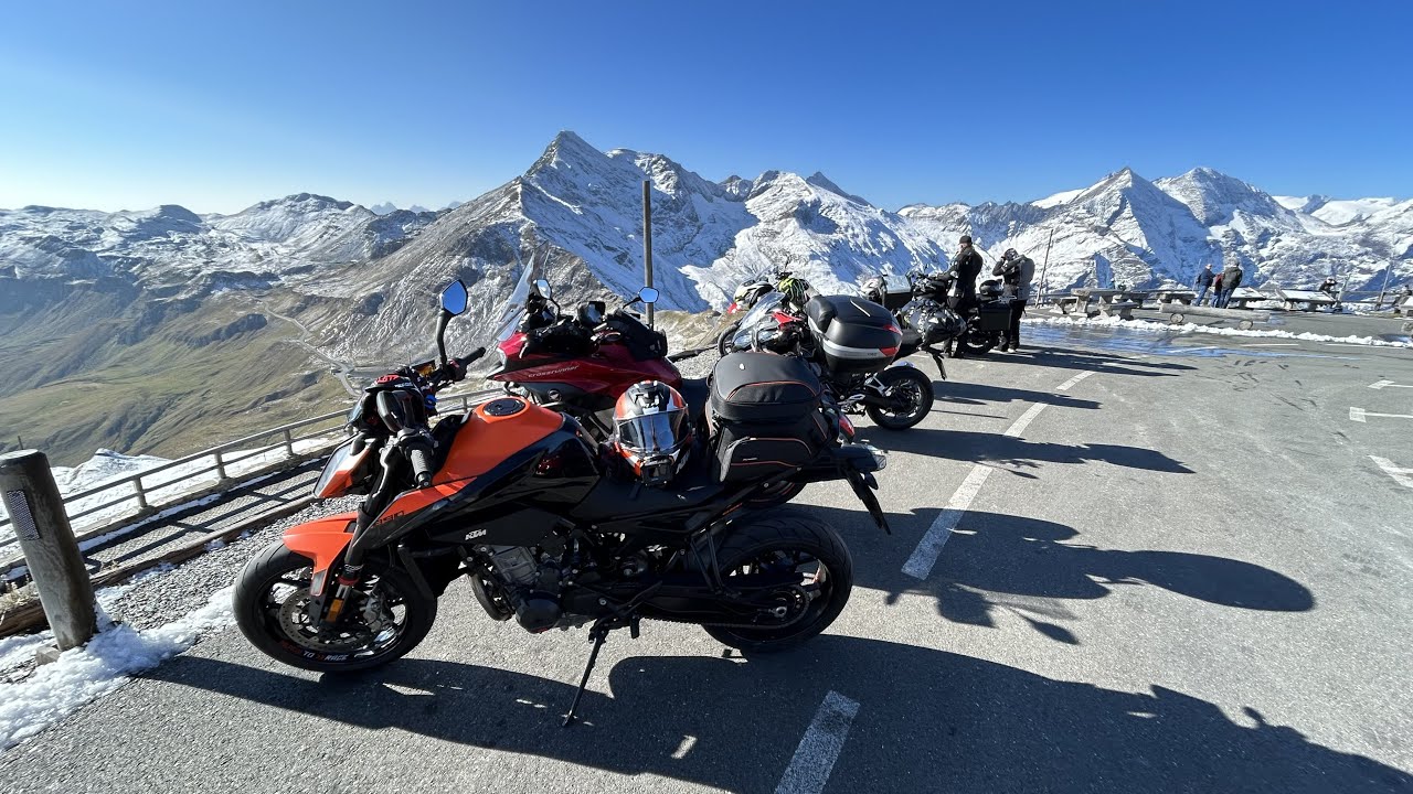 Prvý deň strávený v Alpách na 🏍️ MOTO 🏍️ Grossglockner🏔️
