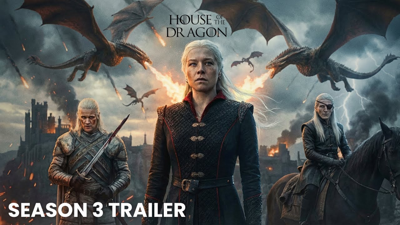 House Of The Dragon Season 3 Trailer | Release Date | Latest Updates!!