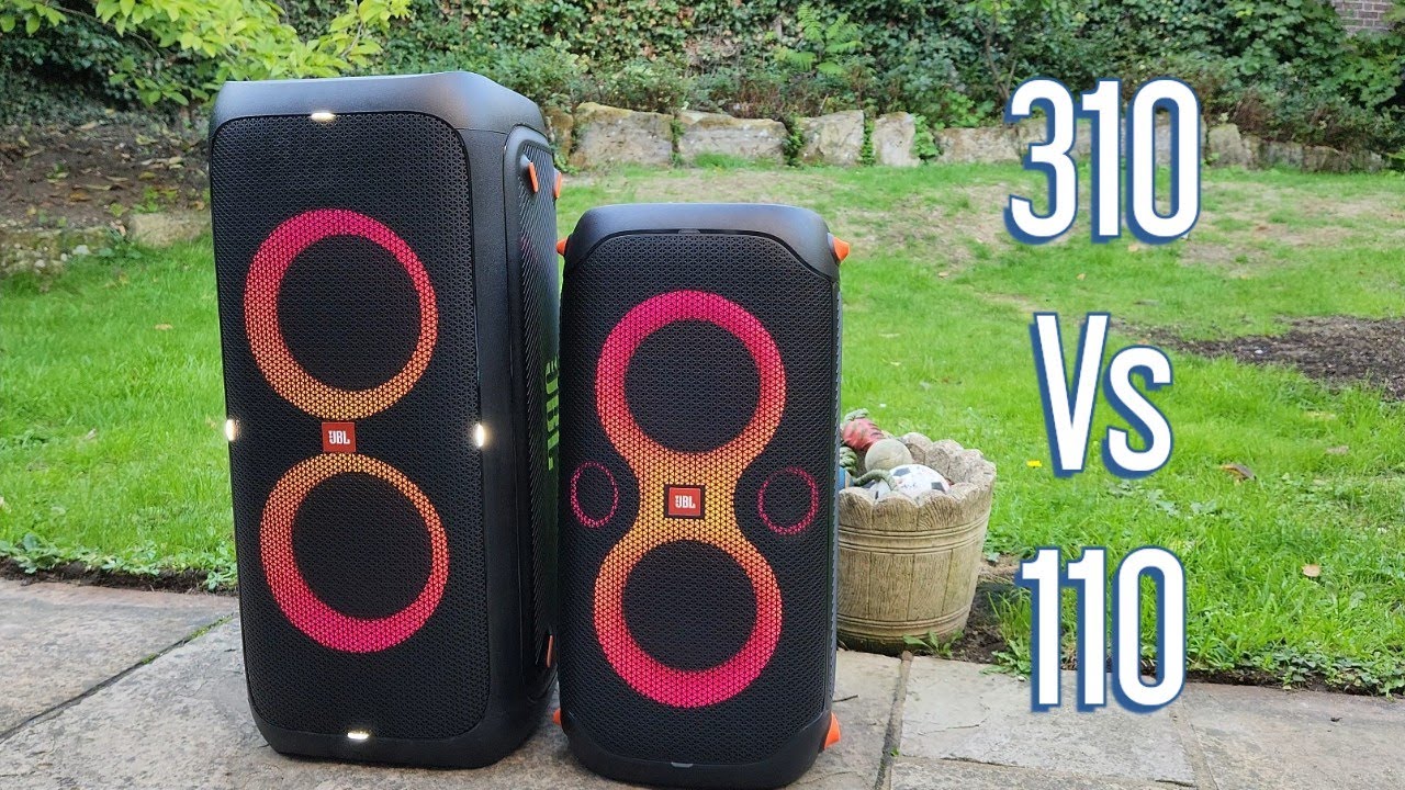 JBL Partybox 310 против 110 — сравнение звука
