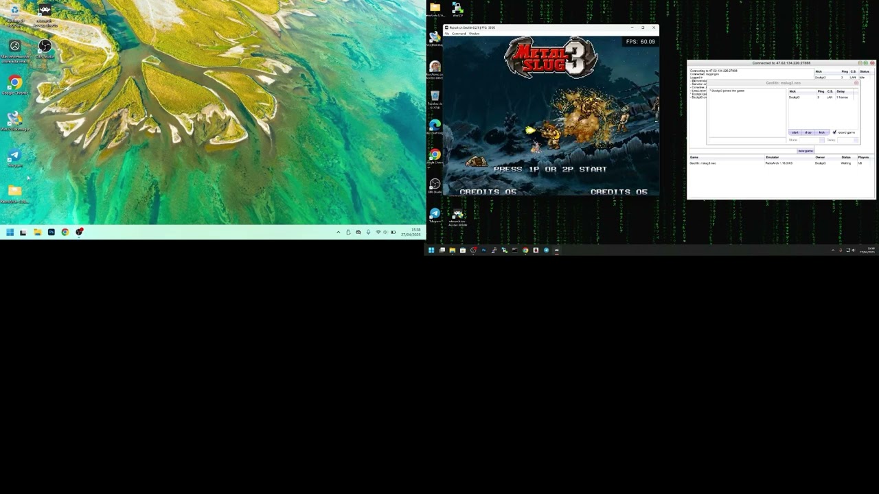 Emulinker server kaillera reborn crear/unirse partida online
