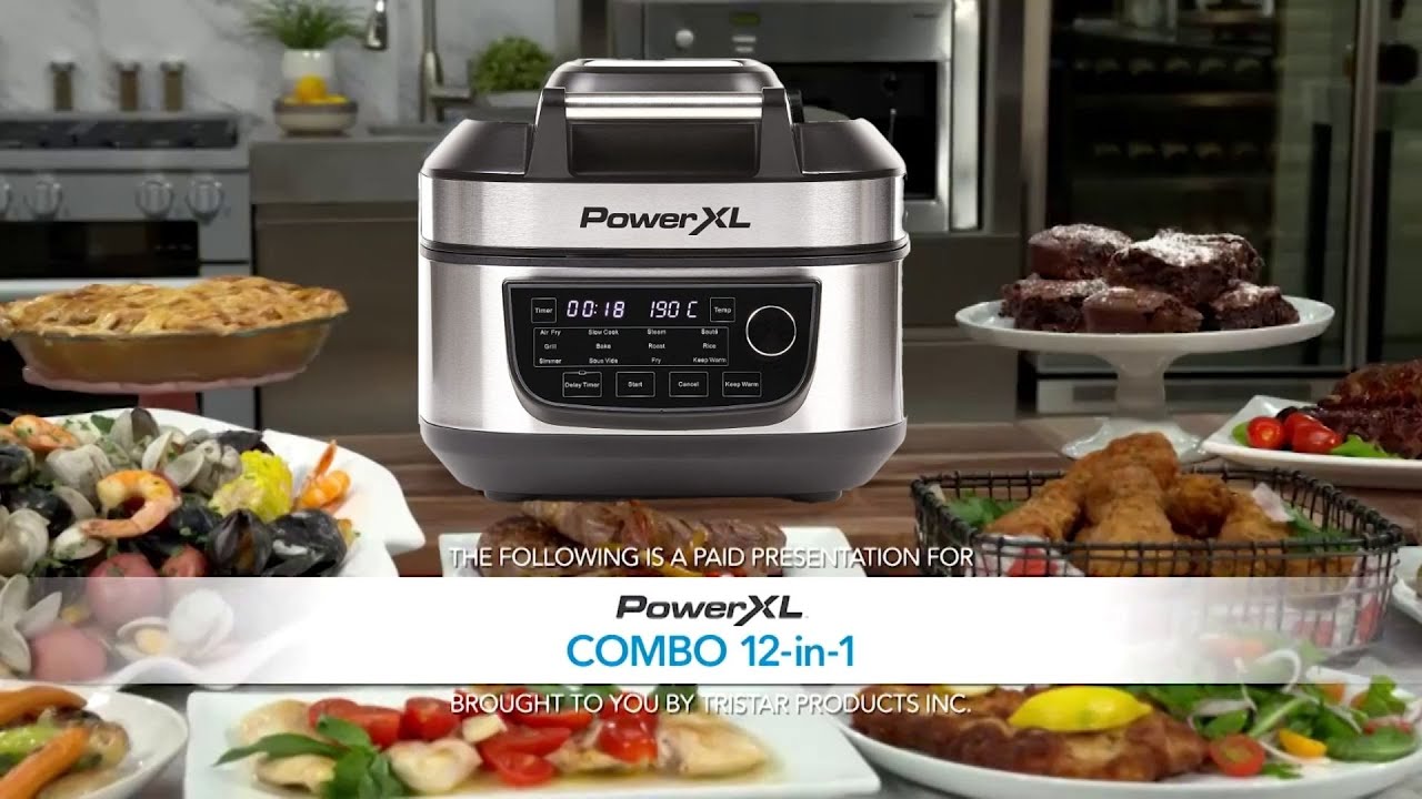 Power XL Grill Air Fryer Combo Smokeless Electric Indoor