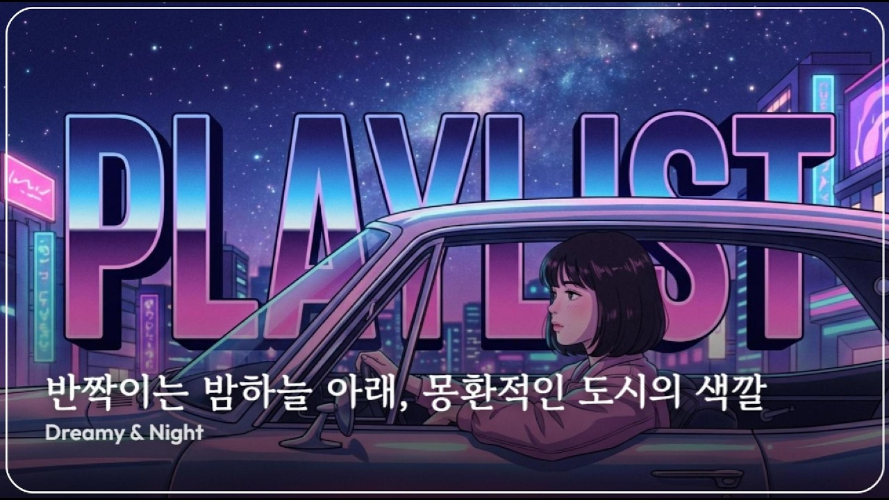 playlist ✨ 반짝이는 밤하늘 아래, 몽환적인 도시의 색깔 | Dreamy & Night