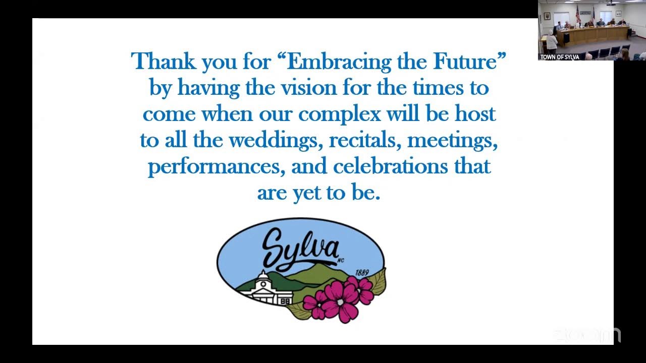 TOWN OF SYLVA--Board of Commissioner's Meeting--2/12/2026