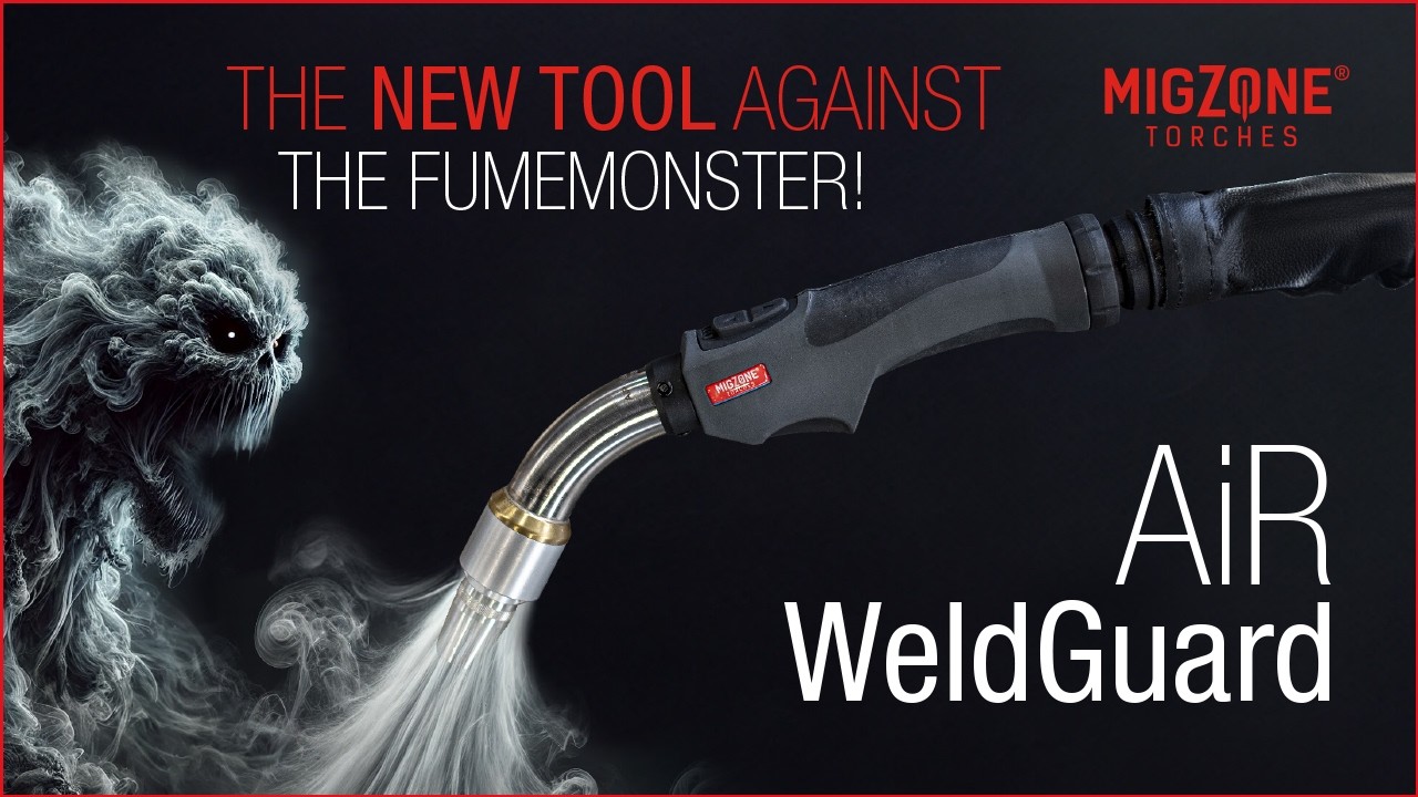 MIGZONE AiR WeldGuard Fume Extraction Torch by EWS