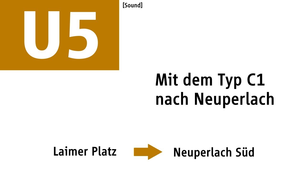 [Sound] U5 München | 400 Abo-Special | Mit dem C1 vom Laimer Platz nach Neuperlach Süd