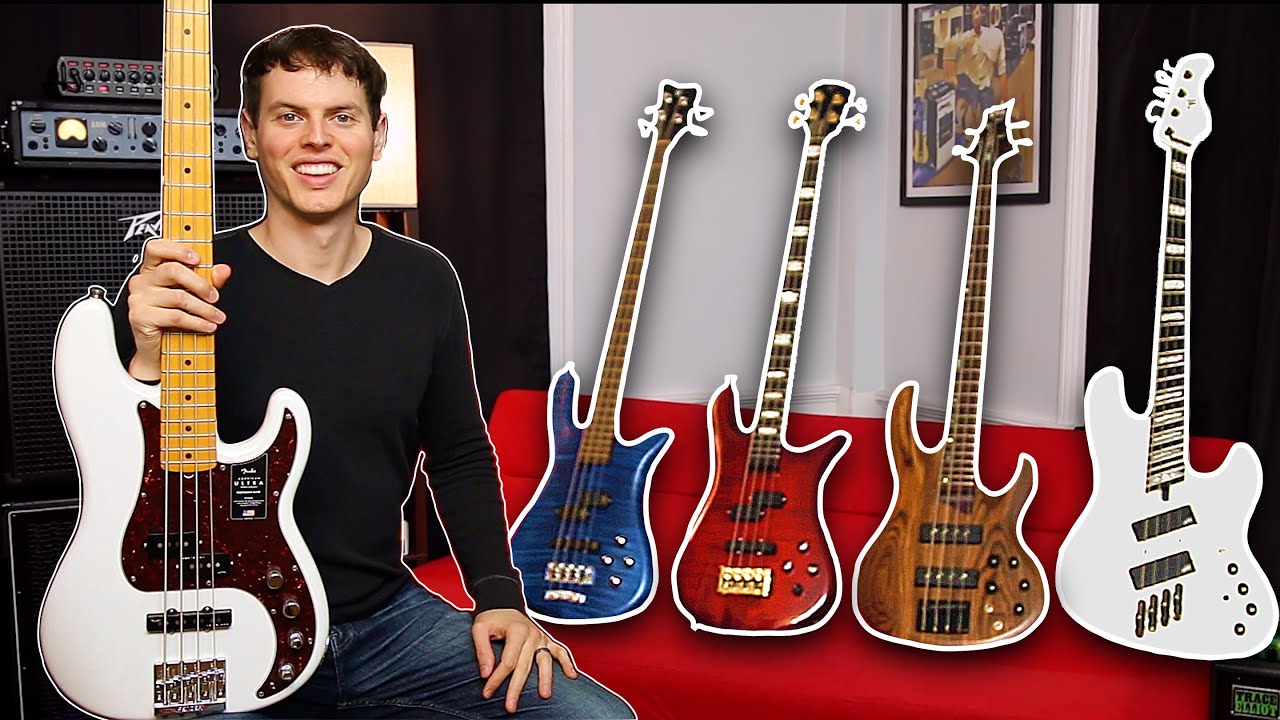 BASS GUITAR SHOOTOUT - Fender, Warwick, Spector, ESP, Mayones
