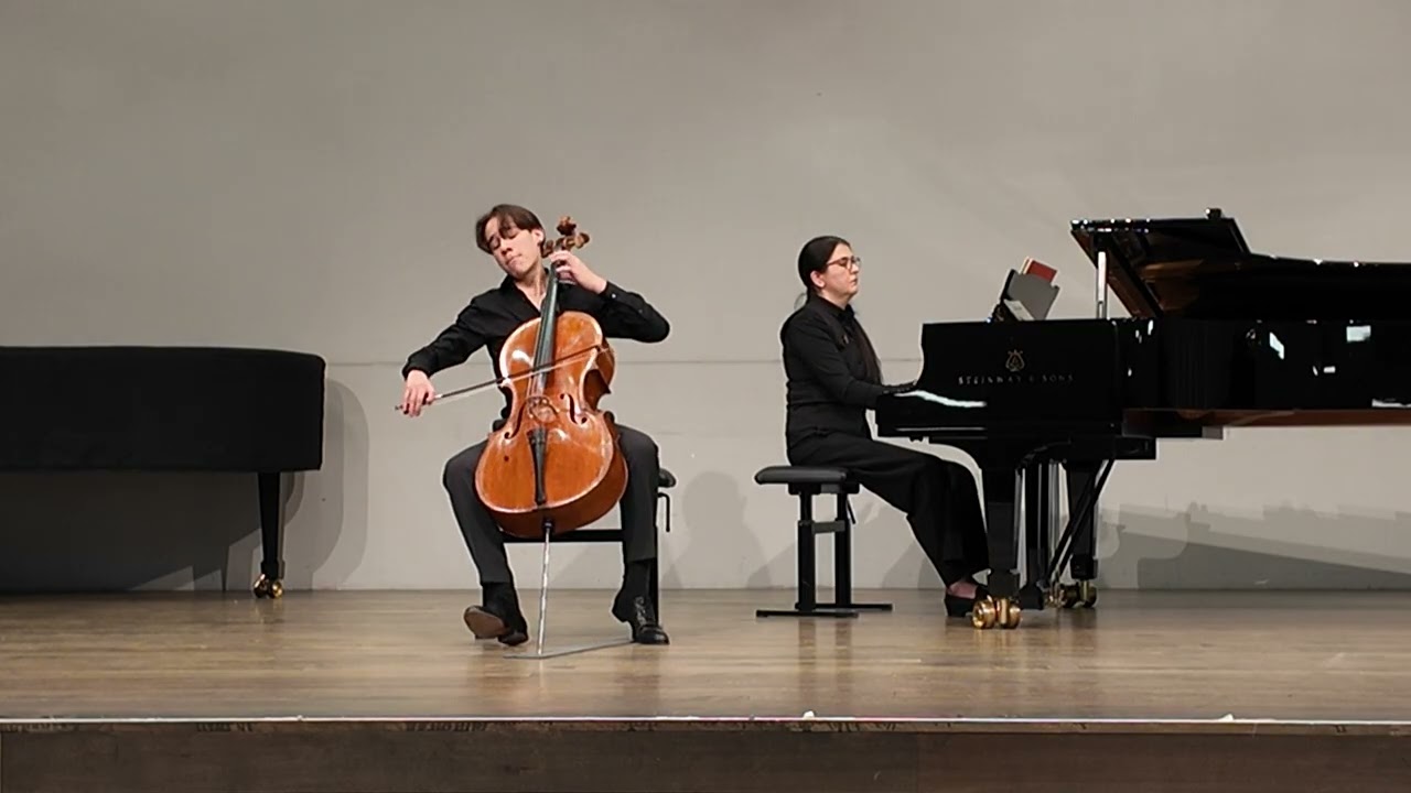 Lyam Chenaux (16). Brahms: Cello Sonata e minor op. 38. Allegro non troppo
