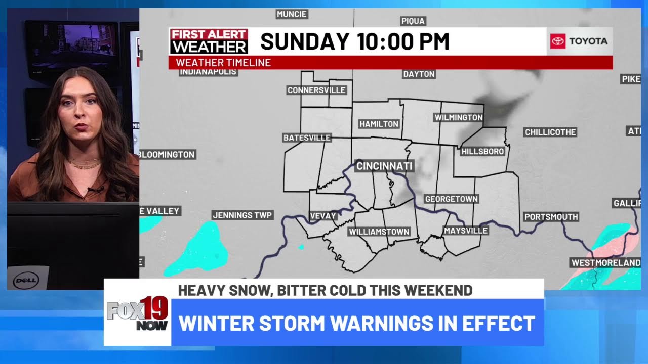 Saturday 1:30pm Live FIRST ALERT Winter Storm Update