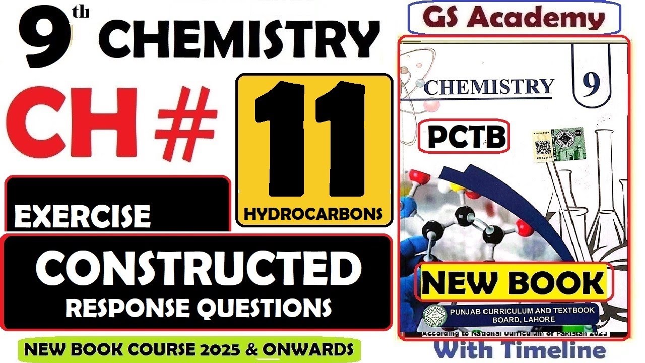 Exercise Constructed Response Questions | Chapter 11 | Hydrocarbons | Class 9 Chemistry | GS Academy