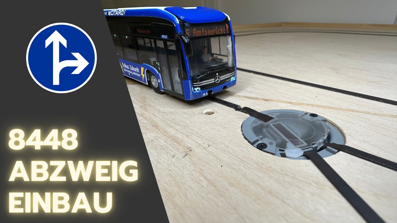 Abzweigung 8448 Einbau Viessmann CarMotion 2/3 Wege Abzweig Car Motion System Teil 2 02.2026