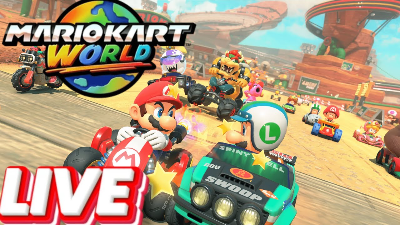 Mario Kart World LIVE with Viewers!
