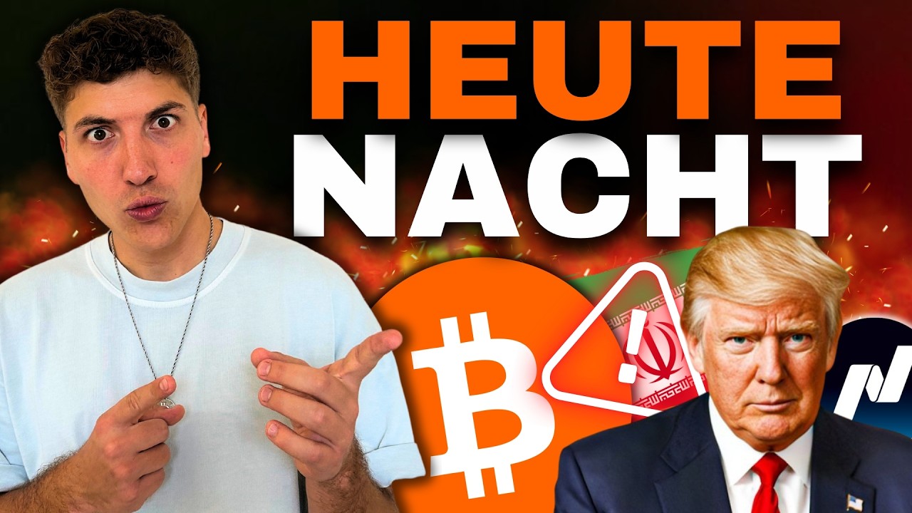 Bitcoin: Kommt HEUTE NACHT der gro&szlig;e Knall?! ⚠️ (Trump eskaliert erneut)