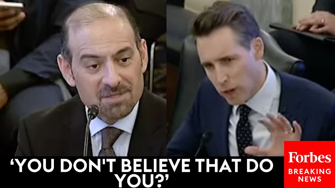 'Can I Just Get A Yes Or No?': Josh Hawley Grills Key Biden Nominee