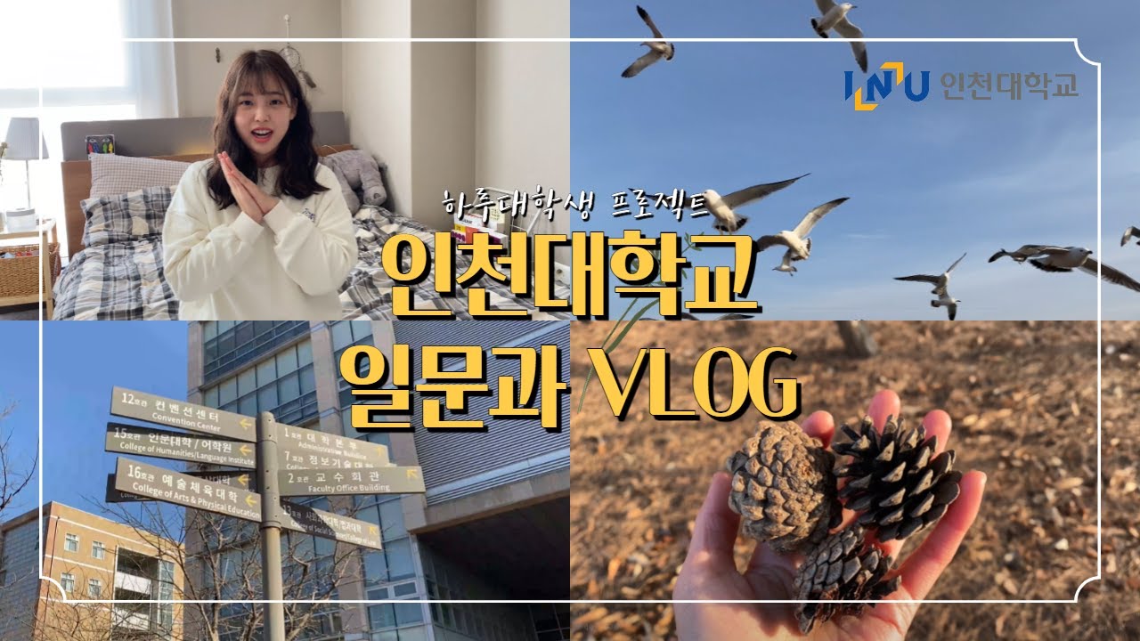 [INU 하루대학생 #2] 인천대학교 일어일문학과 VLOG | 예비 새내기, 고등학생 추천 영상
