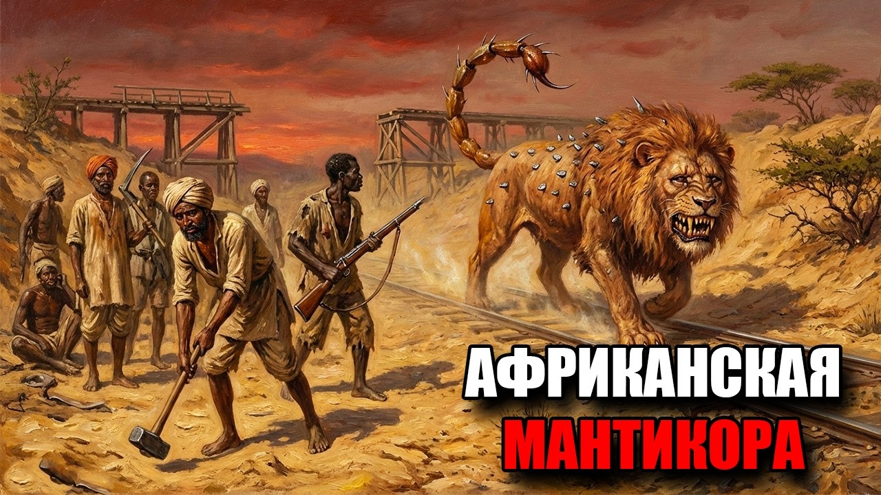 В 1898 Году Строители Железной Дороги Были Атакованы Мантикорой у Реки Цаво