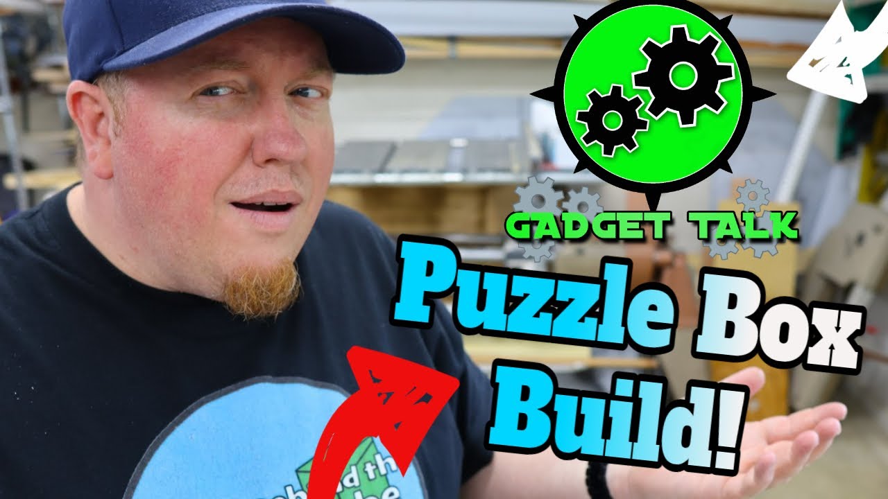 Geocaching Event Puzzle Box Creative Cache Build - Gadget Talk Challenge (GCNW)