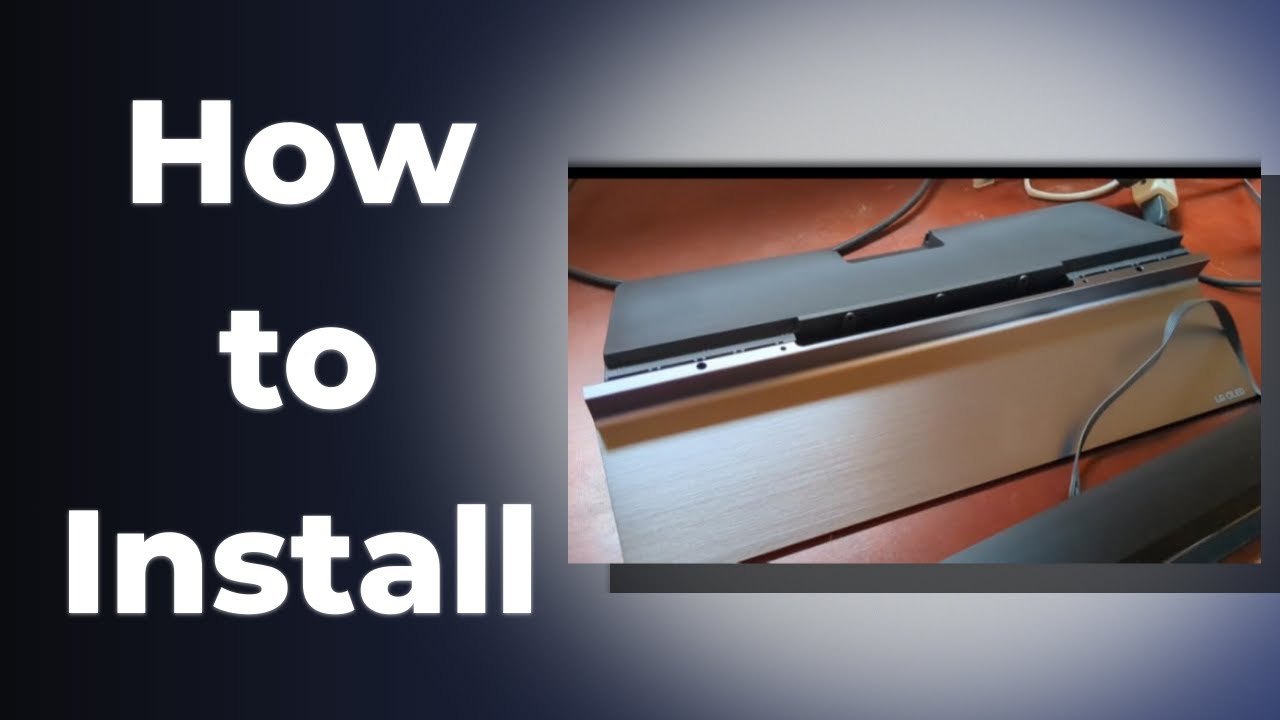 How to Install Stand on LG 65-Inch Class OLED evo AI 4K C5 Series Smart TV Dolby Atmos