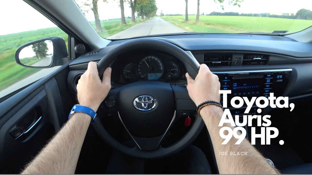 Toyota Auris 1.33 Dual VVT-i 99 HP 6 M/T | 4K POV Test Drive #112 Joe Black