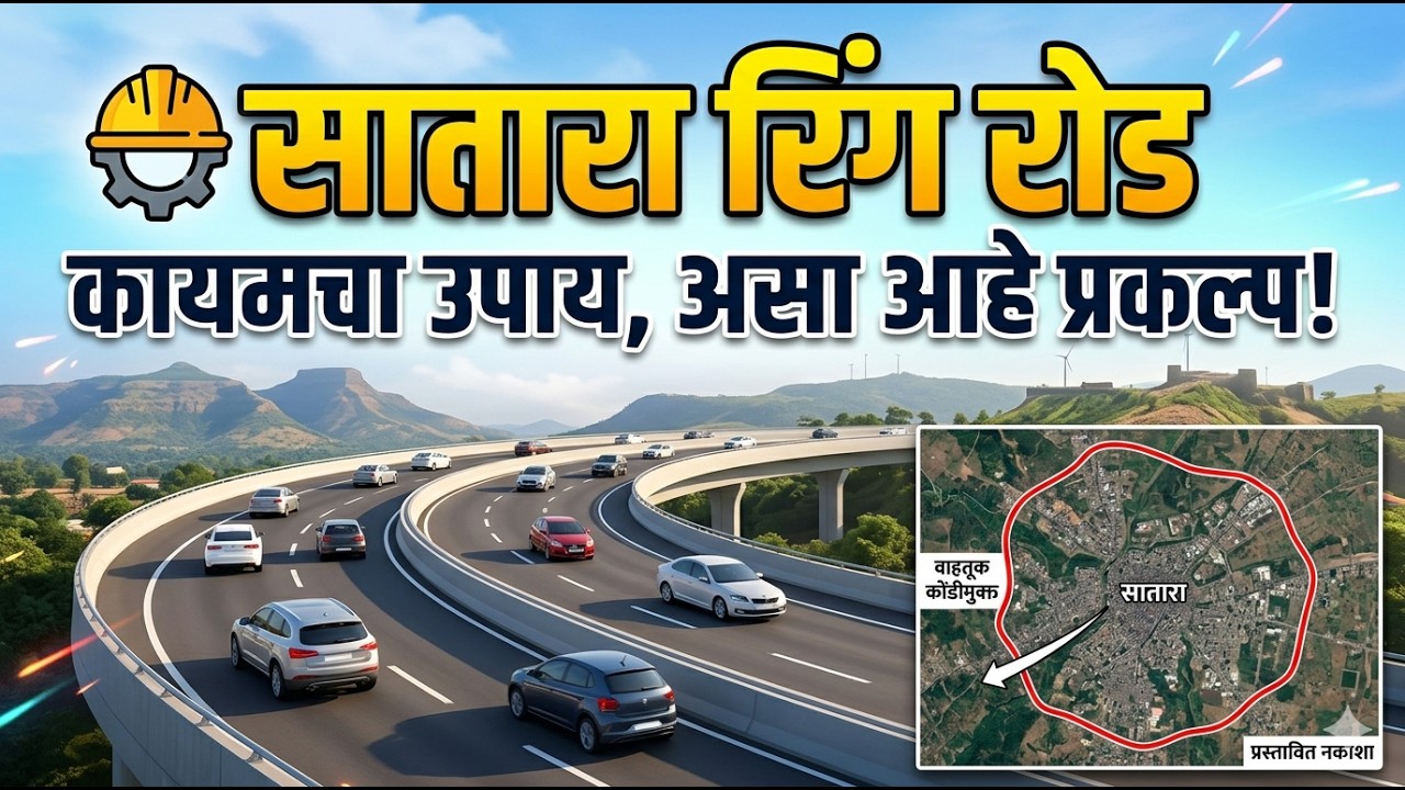 सातारा रिंग रोड: सातारकरांची ट्रॅफिकमधून कायमची सुटका! असा आहे ५२ कोटींचा मेगा प्रोजेक्ट