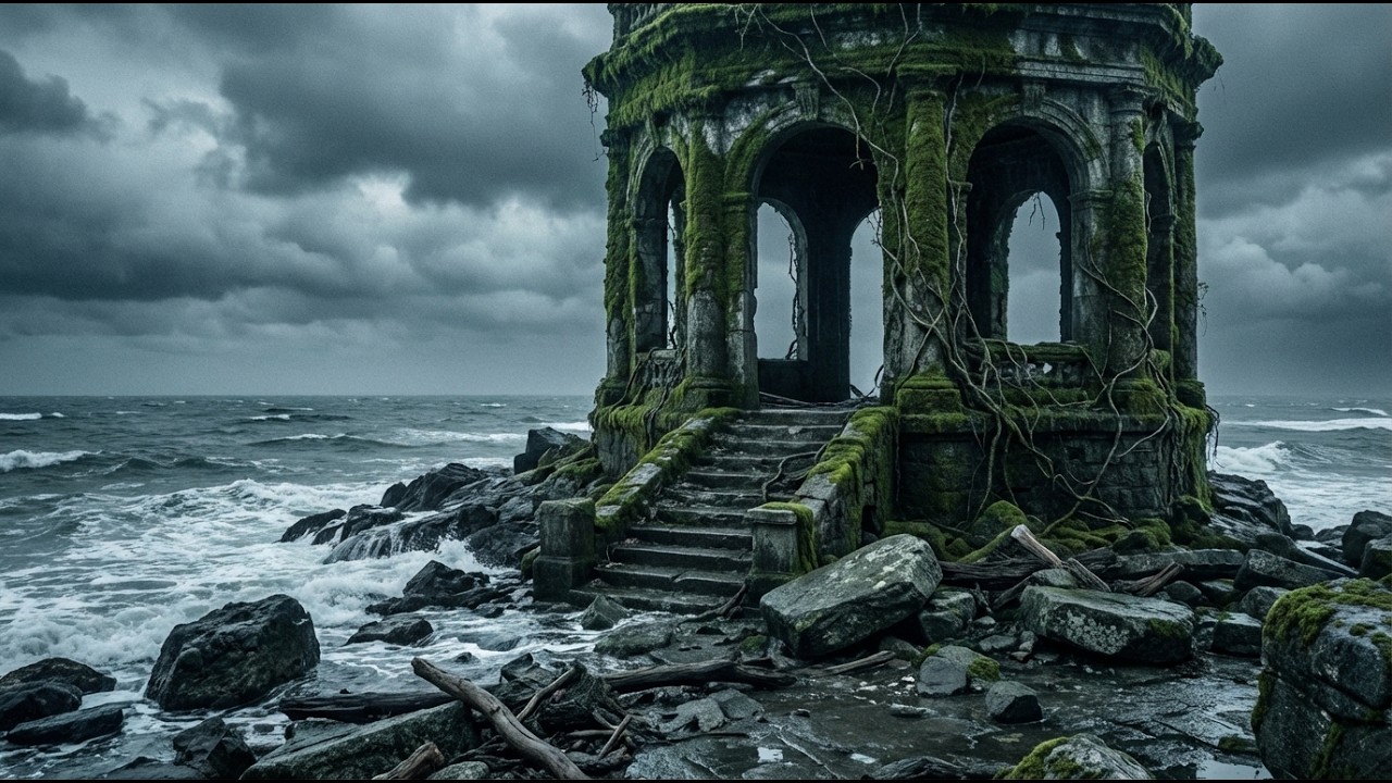 I Built a $1,500,000 Glass Mansion inside a Forgotten Rusted Sea Pavilion (ASMR)