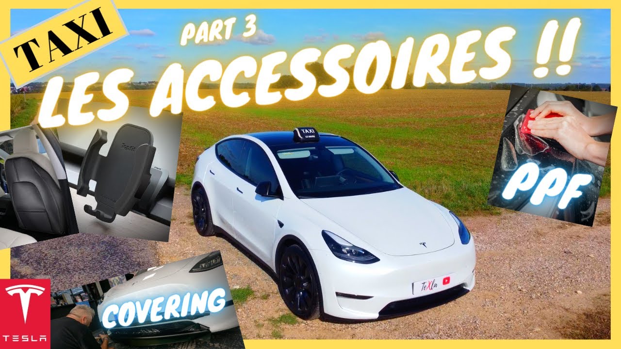 Tesla Model Y [Part 3/3] Les accessoires, protections et équipements pour bien commencer ! (Taxi)