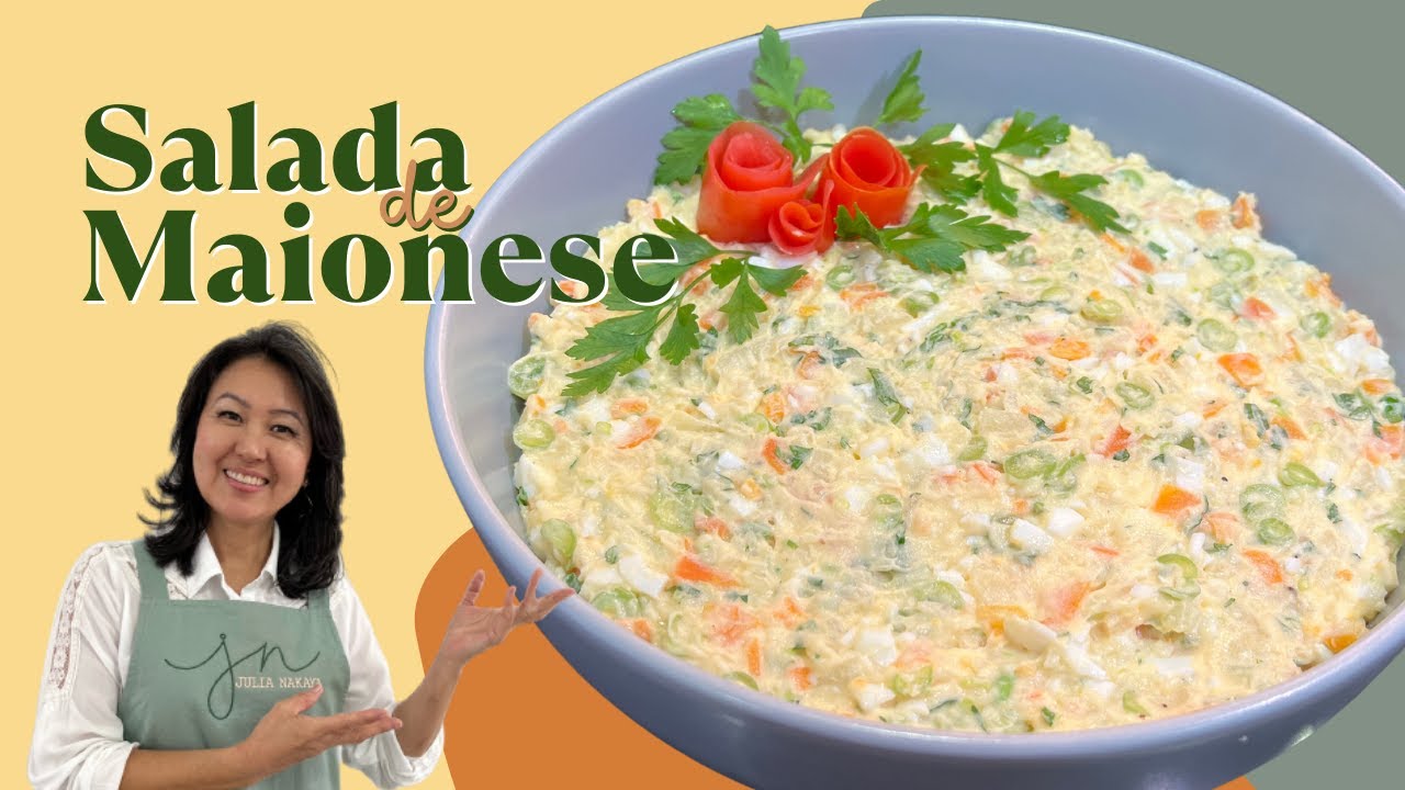 SALADA DE MAIONESE | Nunca sobra nada dessa salada de maionese simples e fácil de preparar