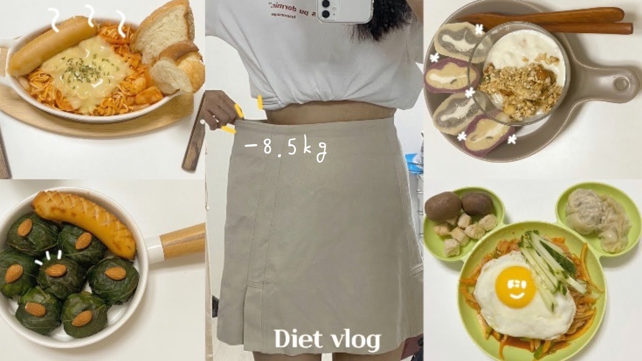 SUB) 옷이 점점 다 커지게 만든✨ 다이어트 건강식(연어장,초당옥수수,곤약비빔국수,깻잎쌈밥,토마토파스타)|새로운 카메라|다이어트레시피|mukbang|간헐적단식