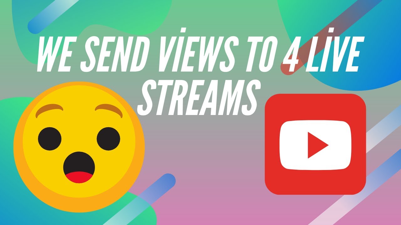 We Send Views To 4 Live Streams Youtube Live Views Bot - 4k Views Program