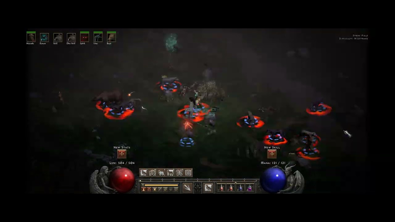 Diablo 2 Resurrected Druid Gameplay part 7 - Ultrawide 4K 60FPS No commentary