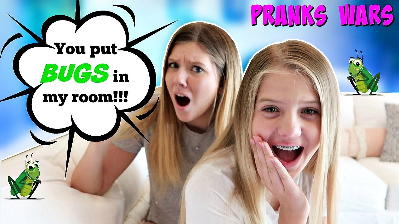 Prank Wars the Cricket Prank | Taylor and Vanessa